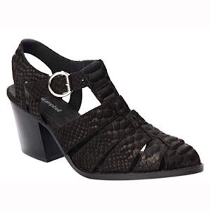 Jeffrey Campbell Angora Heeled Sandals Black Size 6.5
